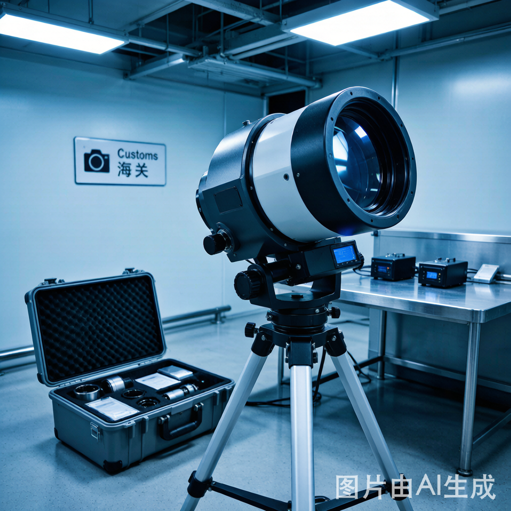 希腊圣托里尼手工绘制的古希腊风格双耳陶瓷花瓶在海关查验台上展示